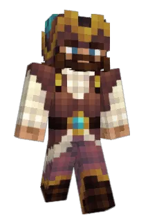 PirateCraft Minecraft avatar full body
