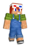 PixelVision Minecraft avatar full body