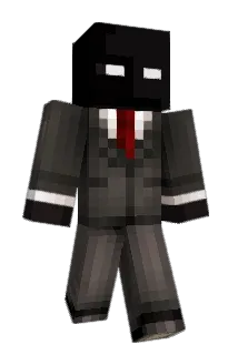 PixellyEnderman Minecraft avatar full body