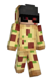 PizzaXO Minecraft avatar full body