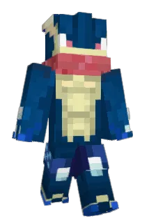 Plateosaure Minecraft avatar full body