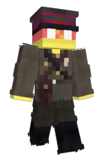 Playmaster Minecraft avatar full body