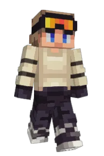 Plunzi Minecraft avatar full body
