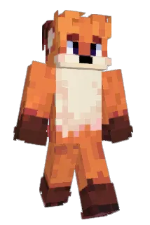 PlushieFox Minecraft avatar full body