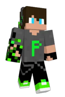 Plutares Minecraft avatar full body