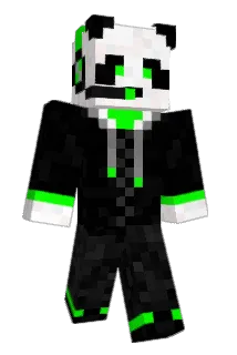 PoPoThePanda Minecraft avatar full body