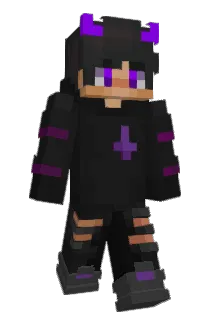 Poisonive Minecraft avatar full body