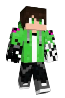 PokeJin Minecraft avatar full body