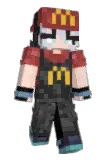 Pokechris Minecraft avatar full body