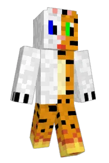 Polartiger Minecraft avatar full body