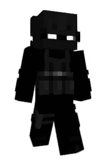 Polified Minecraft avatar full body