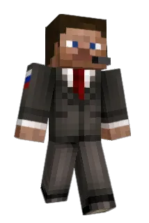 PoliticalWright Minecraft avatar full body