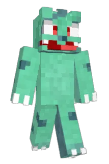 Polygamous Minecraft avatar full body