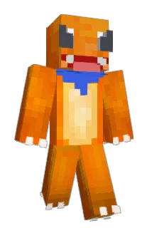 Poonted Minecraft avatar full body