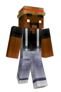 Poopsaurus Minecraft avatar full body