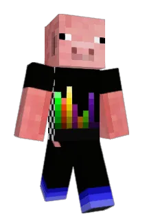 PoorLittlePig Minecraft avatar full body