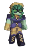 Popamynany Minecraft avatar full body