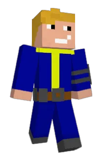 Popaulux Minecraft avatar full body