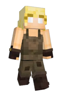 PopcornWitch Minecraft avatar full body
