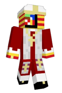 PopeAragonII Minecraft avatar full body