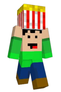 Popkornz Minecraft avatar full body