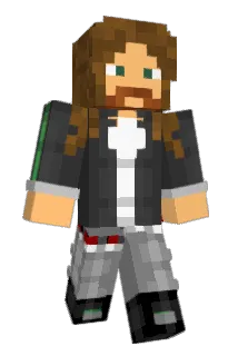 PoplinMan Minecraft avatar full body