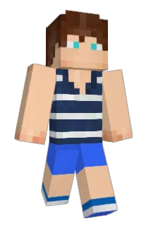 Popskongen Minecraft avatar full body
