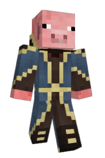 PorkBarbiQ Minecraft avatar full body