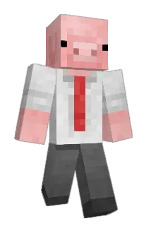 Porkshead Minecraft avatar full body