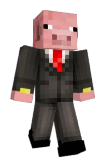 PorkyYT Minecraft avatar full body