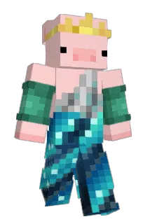 Poseiddoong Minecraft avatar full body