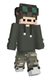 Poserground Minecraft avatar full body