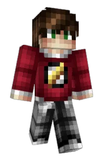Postwar Minecraft avatar full body