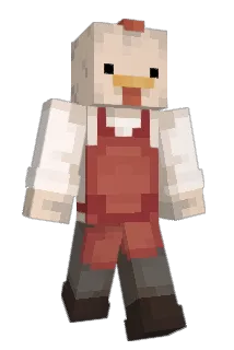 PouletDeKFC Minecraft avatar full body
