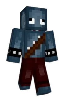 Poulpatax Minecraft avatar full body