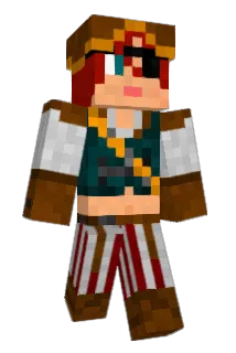 PouxLux Minecraft avatar full body