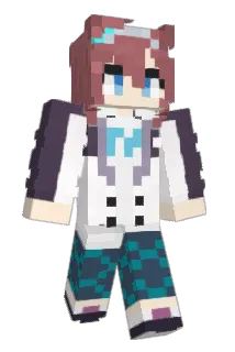 Pouzdana Minecraft avatar full body