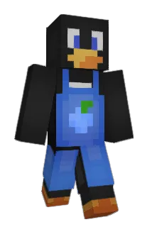 Povered Minecraft avatar full body