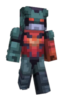 PowaMyAss Minecraft avatar full body