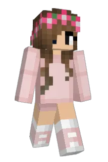 Powderpuff Minecraft avatar full body