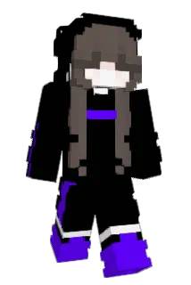 PrettyPurple Minecraft avatar full body