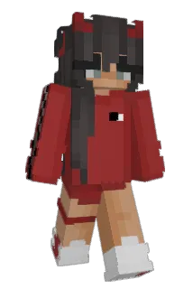 PrincessRedBlue Minecraft avatar full body