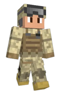 Private_12 Minecraft avatar full body