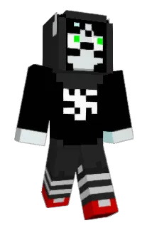 Progerian Minecraft avatar full body