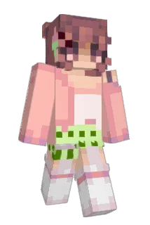 ProjektMomo Minecraft avatar full body