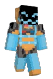 Protogen76 Minecraft avatar full body
