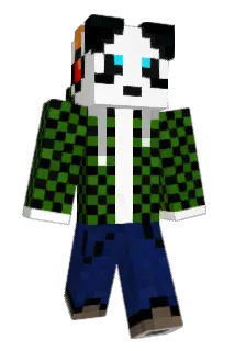 PsixoPanda Minecraft avatar full body