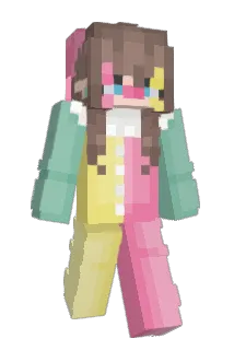 Puffmello Minecraft avatar full body