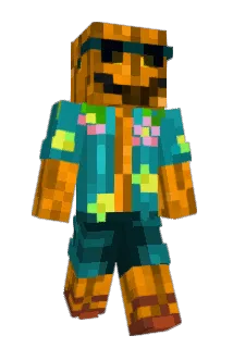 Pumpk1nn Minecraft avatar full body