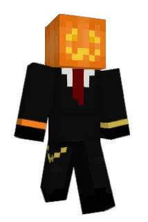 Pumpkin2Man Minecraft avatar full body